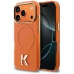 Karl Lagerfeld IML K Head Logo MagSafe Orange Kryt iPhone 17 Pro