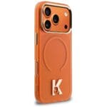 Karl Lagerfeld IML K Head Logo MagSafe Orange Kryt iPhone 17 Pro Max