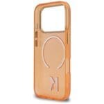 Karl Lagerfeld IML K Head Logo MagSafe Orange Kryt iPhone 17 Pro Max