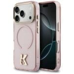 Karl Lagerfeld IML K Head Logo MagSafe Pink Kryt iPhone 17 Pro Max