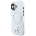 Karl Lagerfeld IML K Head Logo MagSafe Transparent Kryt iPhone 17