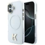 Karl Lagerfeld IML K Head Logo MagSafe Transparent Kryt iPhone 17