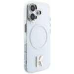 Karl Lagerfeld IML K Head Logo MagSafe Transparent Kryt iPhone 17