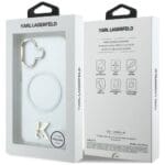 Karl Lagerfeld IML K Head Logo MagSafe Transparent Kryt iPhone 17