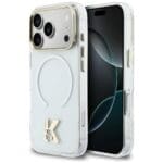 Karl Lagerfeld IML K Head Logo MagSafe Transparent Kryt iPhone 17 Pro