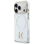 Karl Lagerfeld IML K Head Logo MagSafe Transparent Kryt iPhone 17 Pro Max