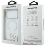 Karl Lagerfeld IML K Head Logo MagSafe Transparent Kryt iPhone 17 Pro Max