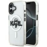 Karl Lagerfeld IML Karl Sketch Logo MagSafe Clear Kryt iPhone 17