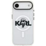Karl Lagerfeld IML Karl Sketch Logo MagSafe Clear Kryt iPhone 17 Air