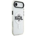 Karl Lagerfeld IML Karl Sketch Logo MagSafe Clear Kryt iPhone 17 Air