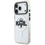 Karl Lagerfeld IML Karl Sketch Logo MagSafe Clear Kryt iPhone 17 Pro