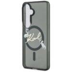 Karl Lagerfeld IML KC Script MagSafe Plus Black Kryt Samsung Galaxy S26
