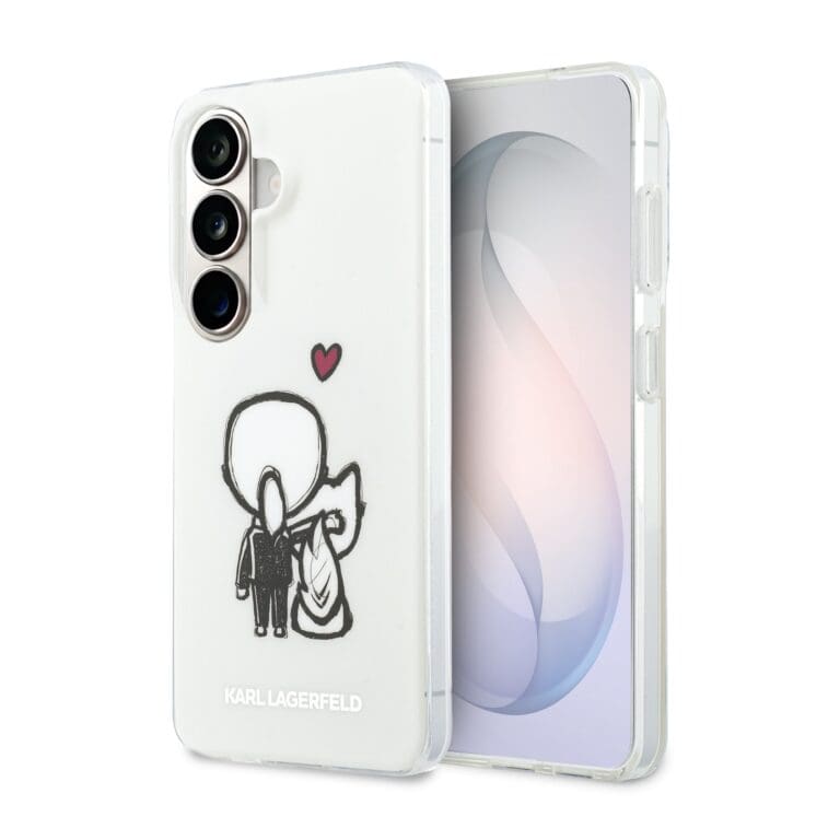 Karl Lagerfeld IML K&CH Back Logo Magnetic Transparent Kryt Samsung Galaxy S26