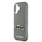 Karl Lagerfeld IML K&CH Heads Logo MagSafe Black Kryt iPhone 17