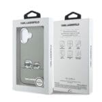 Karl Lagerfeld IML K&CH Heads Logo MagSafe Black Kryt iPhone 17