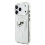 Karl Lagerfeld IML K&CH Heads Metal Frame MagSafe Transparent Kryt iPhone 17 Pro