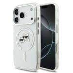 Karl Lagerfeld IML K&CH Heads Metal Frame MagSafe Transparent Kryt iPhone 17 Pro