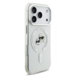 Karl Lagerfeld IML K&CH Heads Metal Frame MagSafe Transparent Kryt iPhone 17 Pro