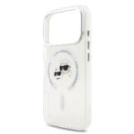 Karl Lagerfeld IML K&CH Heads Metal Frame MagSafe Transparent Kryt iPhone 17 Pro