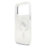 Karl Lagerfeld IML K&CH Heads Metal Frame MagSafe Transparent Kryt iPhone 17 Pro