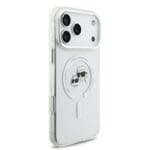 Karl Lagerfeld IML K&CH Heads Metal Frame MagSafe Transparent Kryt iPhone 17 Pro Max