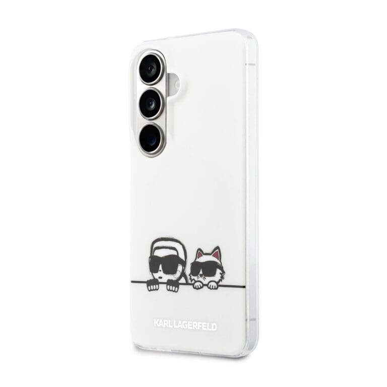 Karl Lagerfeld IML K&CH Peekaboo Logo Magnetic White Kryt Samsung Galaxy S26 Plus