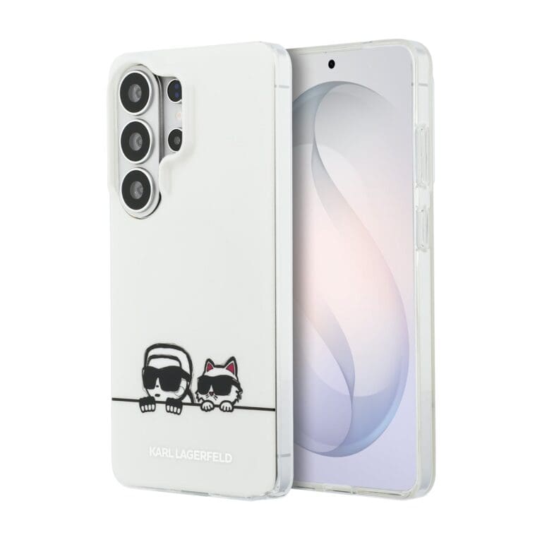 Karl Lagerfeld IML K&CH Peekaboo Logo Magnetic White Kryt Samsung Galaxy S26 Ultra