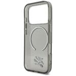 Karl Lagerfeld IML KL Script Logo MagSafe Black Kryt iPhone 17 Pro