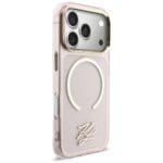 Karl Lagerfeld IML KL Script Logo MagSafe Pink Kryt iPhone 17 Pro Max