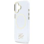 Karl Lagerfeld IML KL Script Logo MagSafe Transparent Kryt iPhone 17