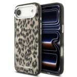 Karl Lagerfeld IML Leopard MagSafe Brown Kryt iPhone 17 Air