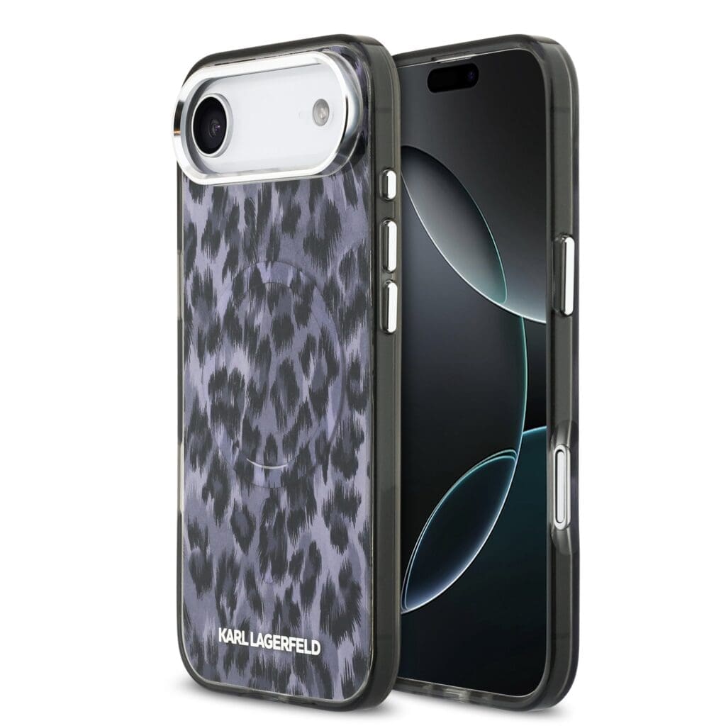 Karl Lagerfeld IML Leopard MagSafe Grey Kryt iPhone 17 Air