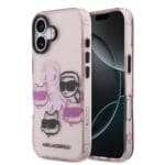 Karl Lagerfeld IML Multi K&CH Heads Pink Kryt iPhone 17