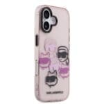 Karl Lagerfeld IML Multi K&CH Heads Pink Kryt iPhone 17