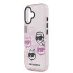 Karl Lagerfeld IML Multi K&CH Heads Pink Kryt iPhone 17