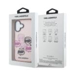 Karl Lagerfeld IML Multi K&CH Heads Pink Kryt iPhone 17