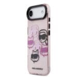 Karl Lagerfeld IML Multi K&CH Heads Pink Kryt iPhone 17 Air