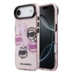Karl Lagerfeld IML Multi K&CH Heads Pink Kryt iPhone 17 Air