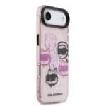 Karl Lagerfeld IML Multi K&CH Heads Pink Kryt iPhone 17 Air