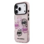 Karl Lagerfeld IML Multi K&CH Heads Pink Kryt iPhone 17 Pro