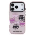 Karl Lagerfeld IML Multi K&CH Heads Pink Kryt iPhone 17 Pro