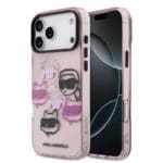 Karl Lagerfeld IML Multi K&CH Heads Pink Kryt iPhone 17 Pro Max