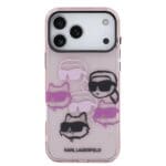 Karl Lagerfeld IML Multi K&CH Heads Pink Kryt iPhone 17 Pro Max