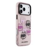 Karl Lagerfeld IML Multi K&CH Heads Pink Kryt iPhone 17 Pro Max