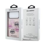 Karl Lagerfeld IML Multi K&CH Heads Pink Kryt iPhone 17 Pro Max