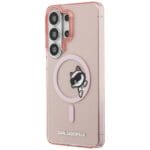 Karl Lagerfeld IML Peekaboo Choupette MagSafe Pink Kryt Samsung Galaxy S26 Ultra