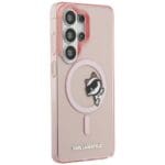 Karl Lagerfeld IML Peekaboo Choupette MagSafe Pink Kryt Samsung Galaxy S26 Ultra