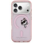 Karl Lagerfeld IML Peekaboo MagSafe Pink Kryt iPhone 17 Pro