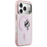 Karl Lagerfeld IML Peekaboo MagSafe Pink Kryt iPhone 17 Pro Max