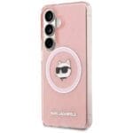 Karl Lagerfeld IML Repeated Choupette MagSafe Plus Pink Kryt Samsung Galaxy S26